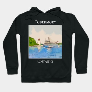 Tobermory Big Tub Lighthouse and Glass Bottom Boat - WelshDesigns Hoodie